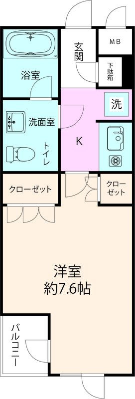 ステラコート行徳の間取り