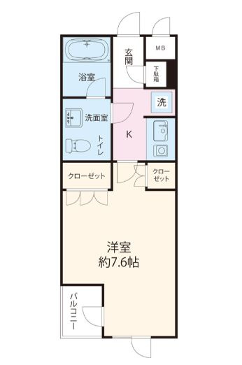 ステラコート行徳の間取り