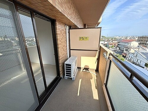 ライオンズマンション岡山医大南のバルコニー|南向きバルコニー　※2026年4月撮影