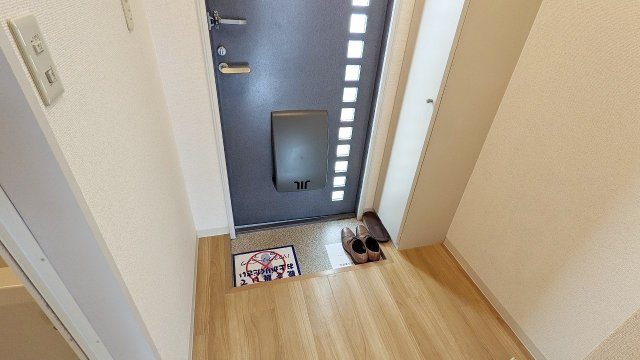 売布Kハイツの玄関