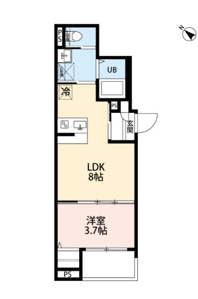 レストン東所沢の間取り