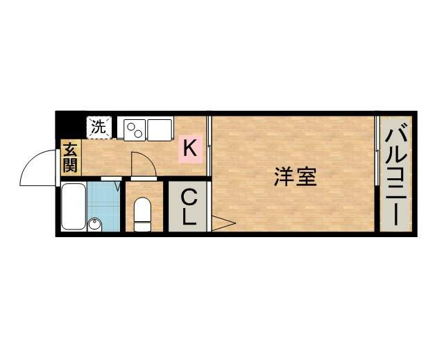 売布Ｋハイツの間取り