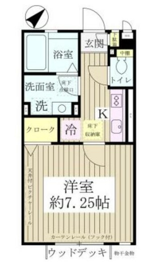 クレインハウス妙典の間取り