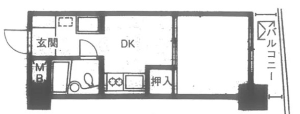 ＧＳハイム第５鶯谷の間取り|間取りです。