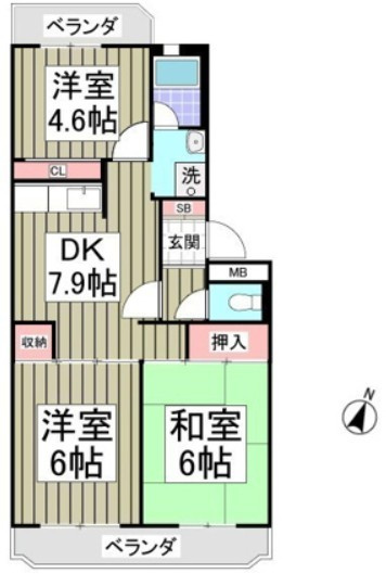 ベルエポックの間取り