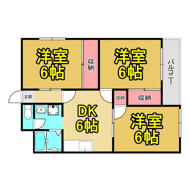 マンションエンゼルの間取り