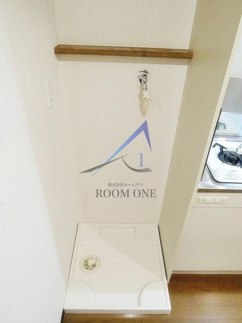 ジョワメゾン田端の設備|洗濯機置き場です。