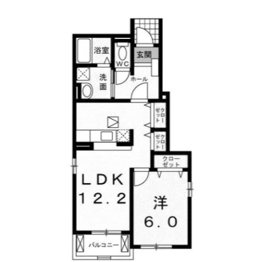 【間取り】 | エアリークレメントⅡ