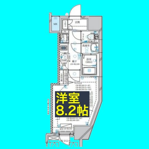 ディアレイシャス名古屋中村公園の間取り