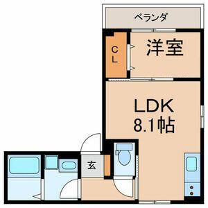 Ｓｅａｎｏｂｌｅ　（シーノーブル）の間取り|間取りです。