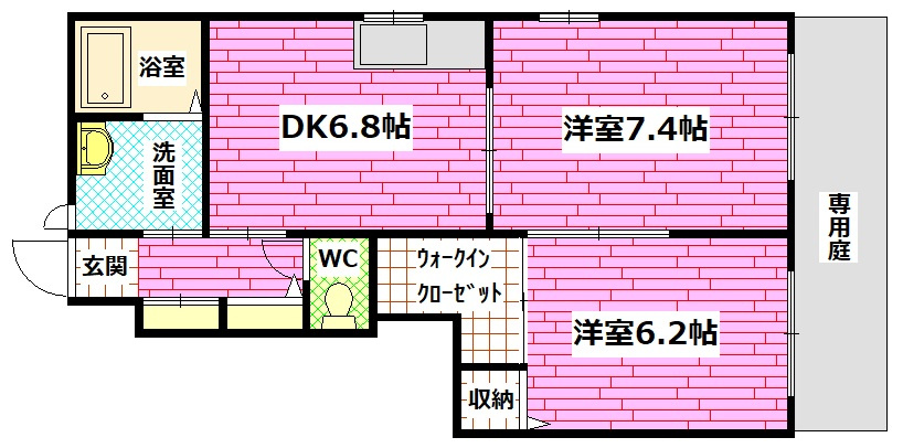 コートベアーの間取り
