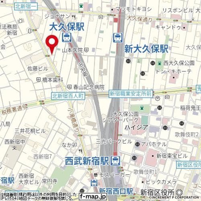 【地図】 | ヴィア・シテラ新宿