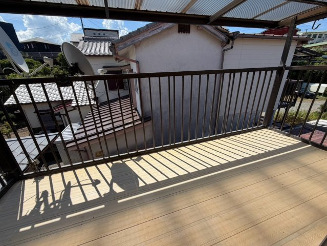 新庄戸建てのバルコニー