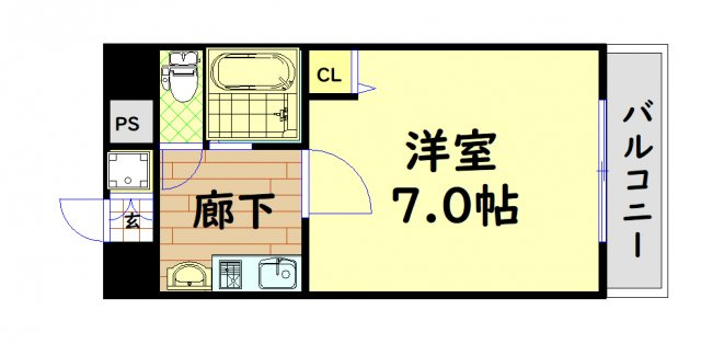 【間取り】 | エステムコート心斎橋EASTエリジオン