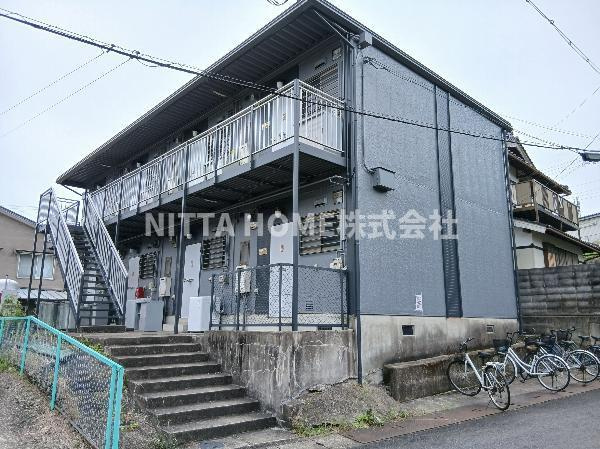 福知山市字岩井のアパートの外観|イオンやドンキなどが徒歩近くて便利な立地です◇