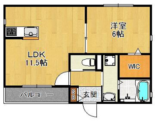 フレーズ若草の間取り