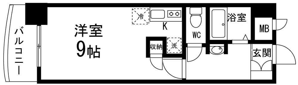 ロイヤルパーク五橋の間取り