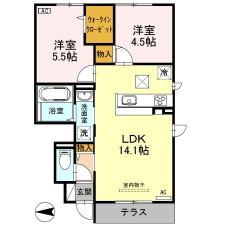 アネシス御立の間取り