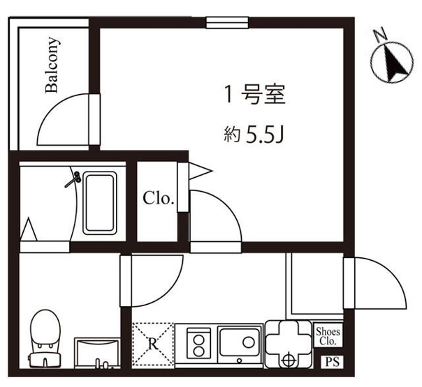 【間取り】 | モダンアパートメント上板橋