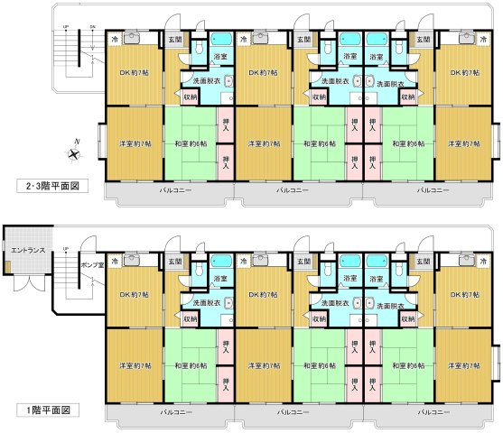 マンション ミレニア・喫茶 ドンファンの間取り