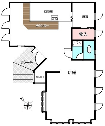 マンション ミレニア・喫茶 ドンファンの間取り