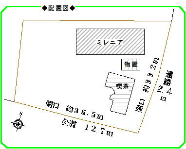 マンション ミレニア・喫茶 ドンファンの区画図