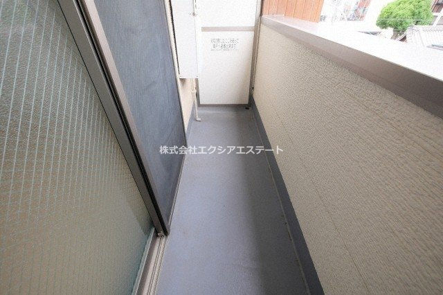 フジパレス谷町Ａ棟のバルコニー