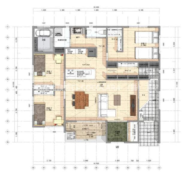 南アルプス市藤田の新築一戸建の間取り|3SLDK