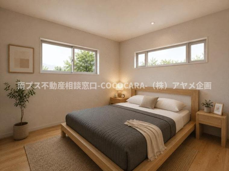 南アルプス市藤田の新築一戸建の居間・リビング
