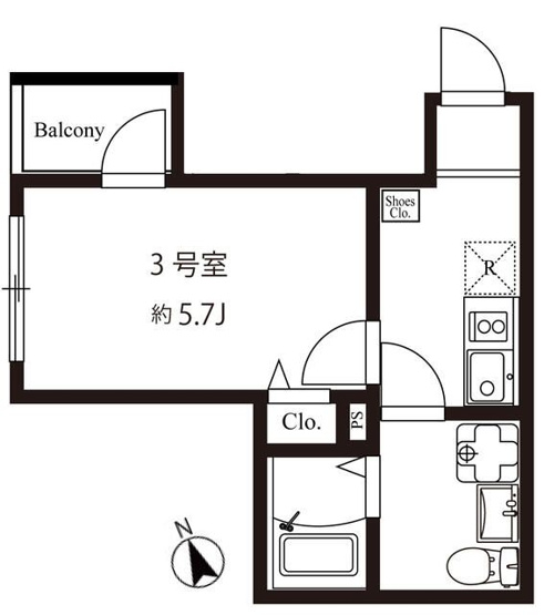 【間取り】 | モダンアパートメント上板橋
