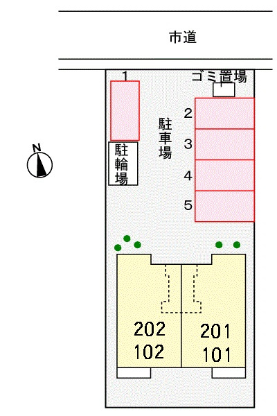 ベルアンジュの駐車場|駐車場