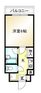 【間取り】 | ＡＤ宮前平１号館