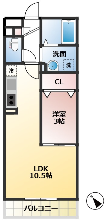 roi de l’ours2の間取り