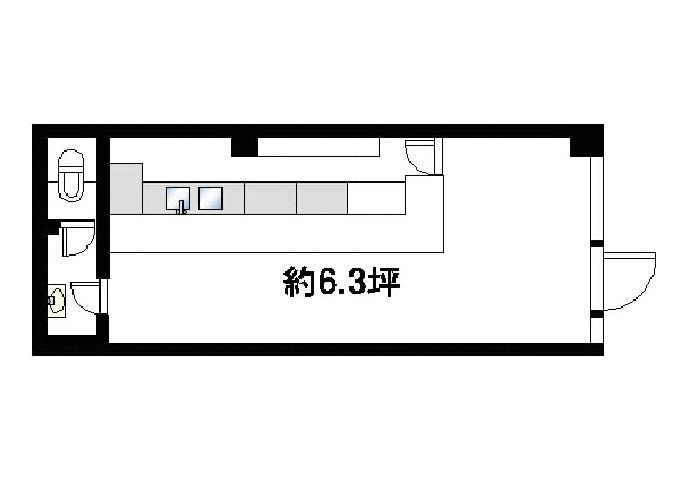 （仮称）三条大路１丁目マンションの間取り
