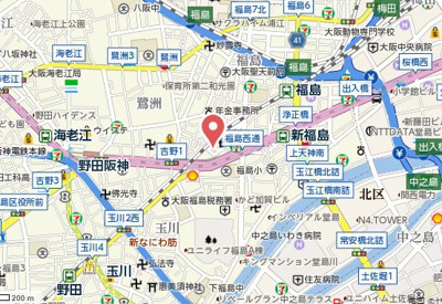 【地図】 | アルグラッド福島WEST