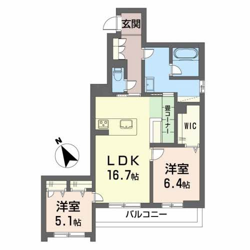 サングレイスの間取り