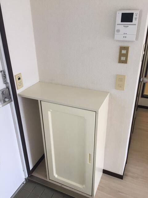 ミドリハイツの玄関