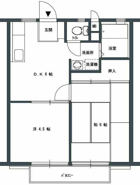 ミドリハイツの間取り