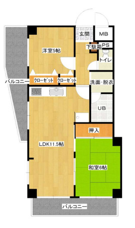 【間取り】 | パークハイツ