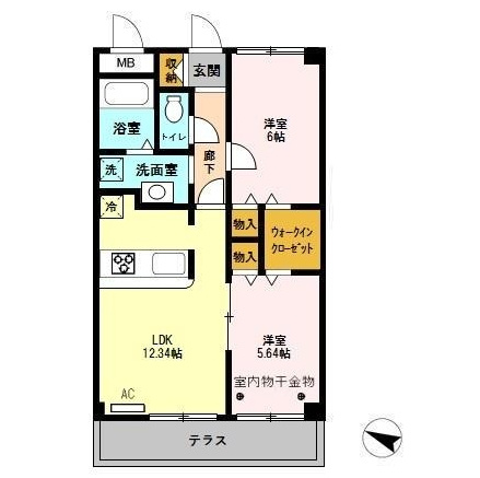 グランナチュール西宮下の間取り