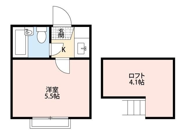 コーポ巣鴨　Ａ棟の間取り