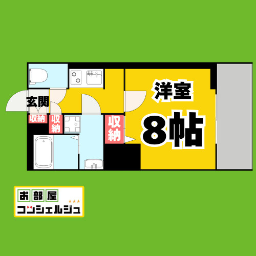S-RESIDENCE大曽根駅前の間取り