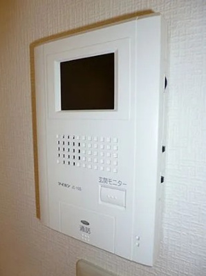 【セキュリティ】 | メゾン ド フルール | モニター付きインターホンで防犯面も安心です！