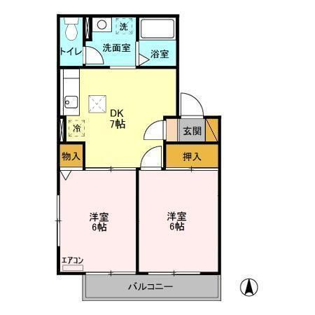 パレ・アージュの間取り