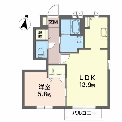 ラフィーネ常盤台の間取り