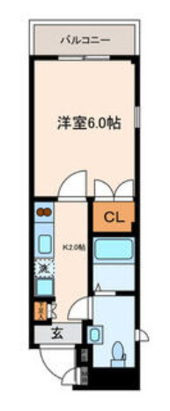 ラフィネ森下の間取り