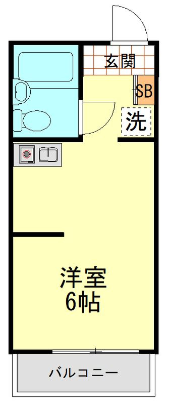キャッスルマンション両国Ｂ号館の間取り|間取りです。