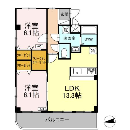 サンモール スクエアの間取り
