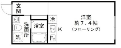 GRAVA　SENZOKUの間取り|間取りです。