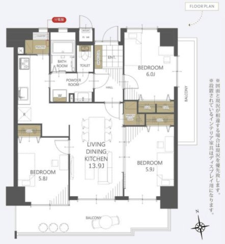 サーパス井尻の間取り